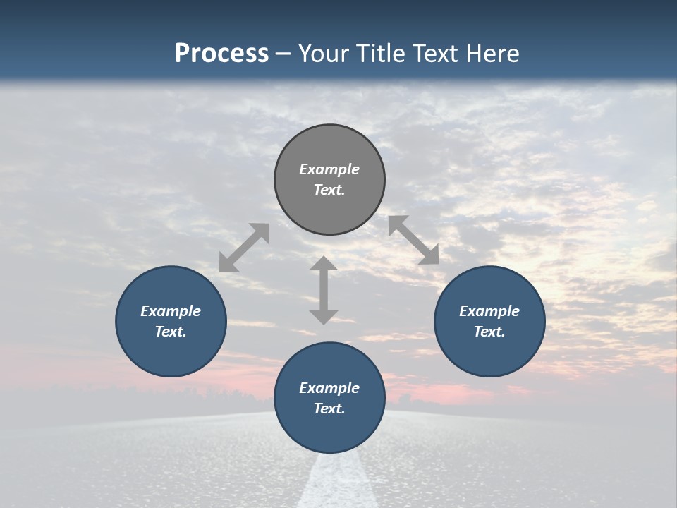 Turn Blur Sky PowerPoint Template