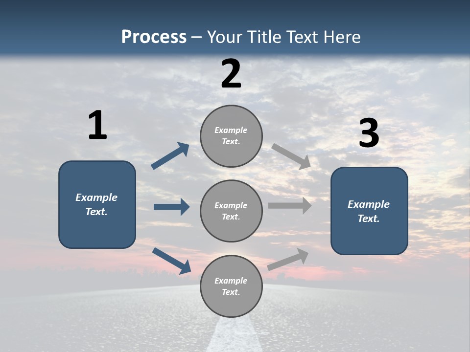 Turn Blur Sky PowerPoint Template