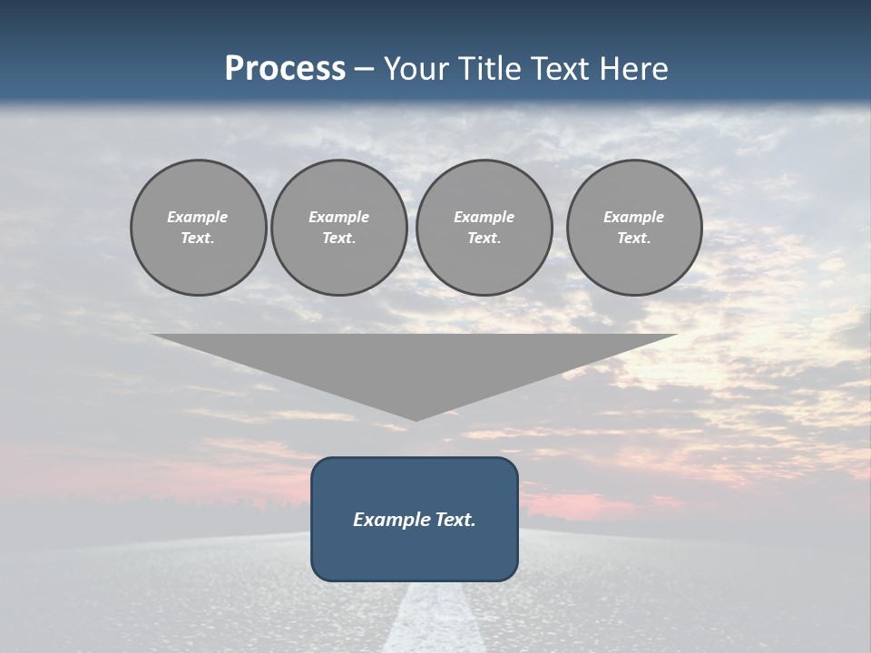 Turn Blur Sky PowerPoint Template