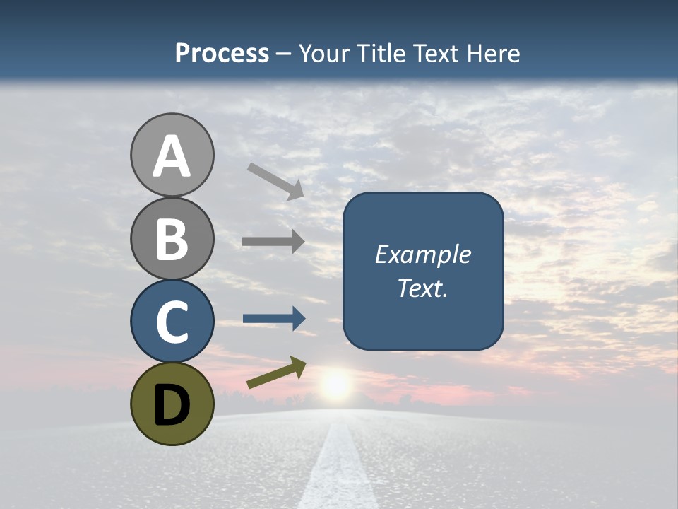 Turn Blur Sky PowerPoint Template