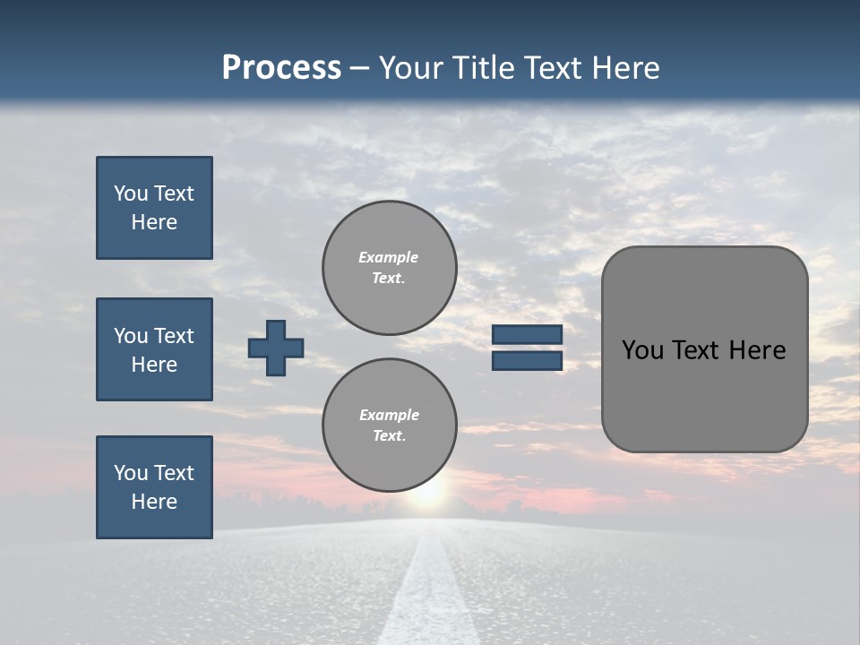 Turn Blur Sky PowerPoint Template