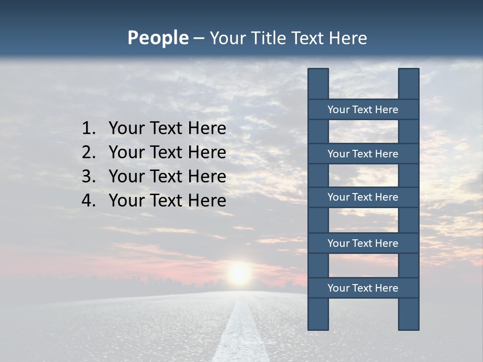 Turn Blur Sky PowerPoint Template