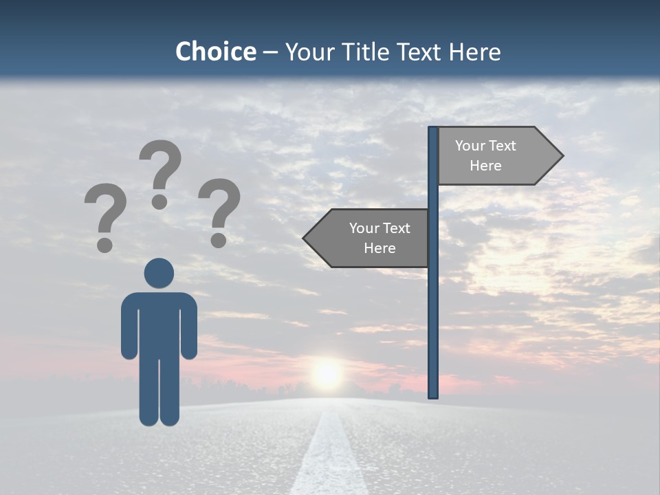Turn Blur Sky PowerPoint Template