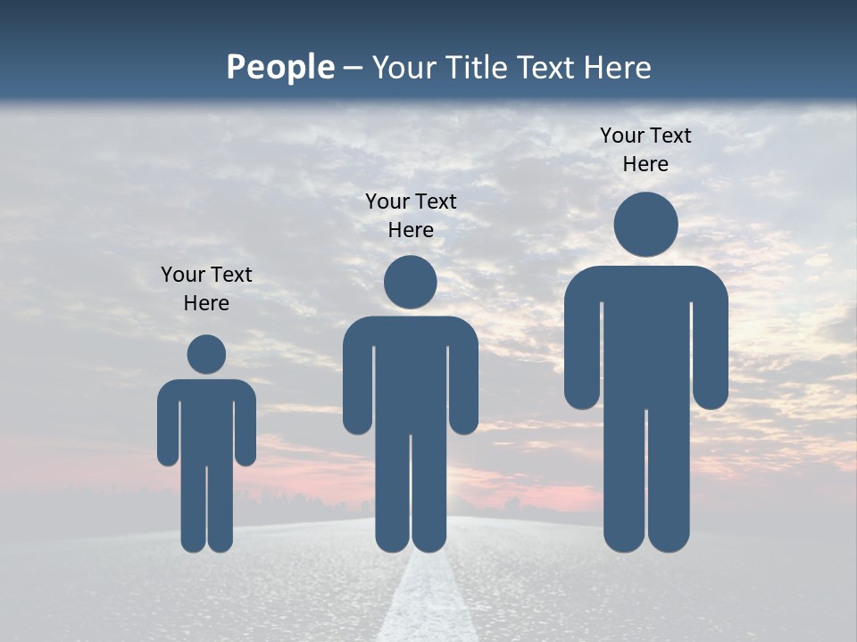 Turn Blur Sky PowerPoint Template