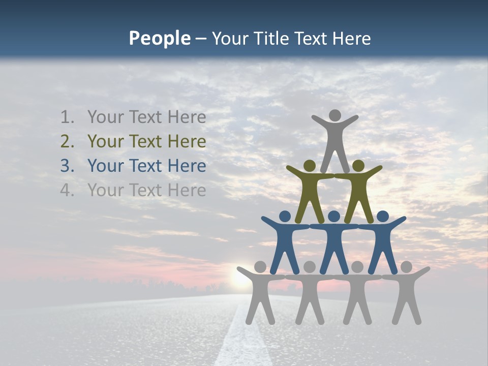 Turn Blur Sky PowerPoint Template