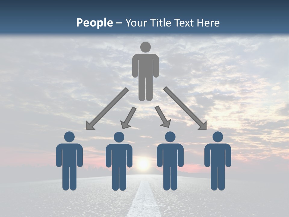 Turn Blur Sky PowerPoint Template