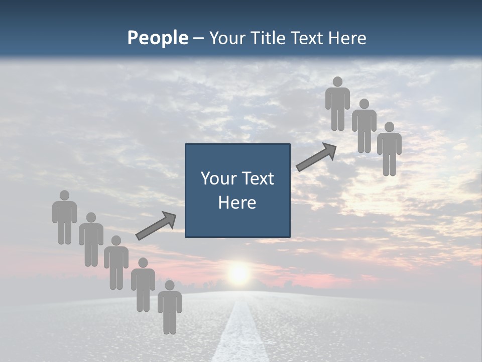 Turn Blur Sky PowerPoint Template