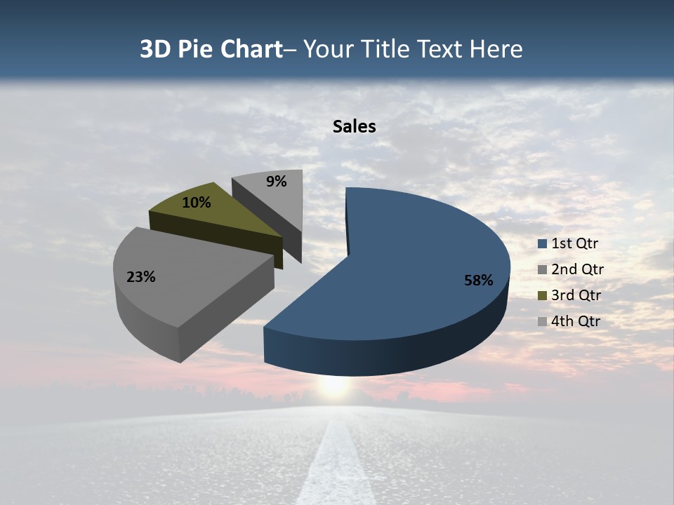 Turn Blur Sky PowerPoint Template