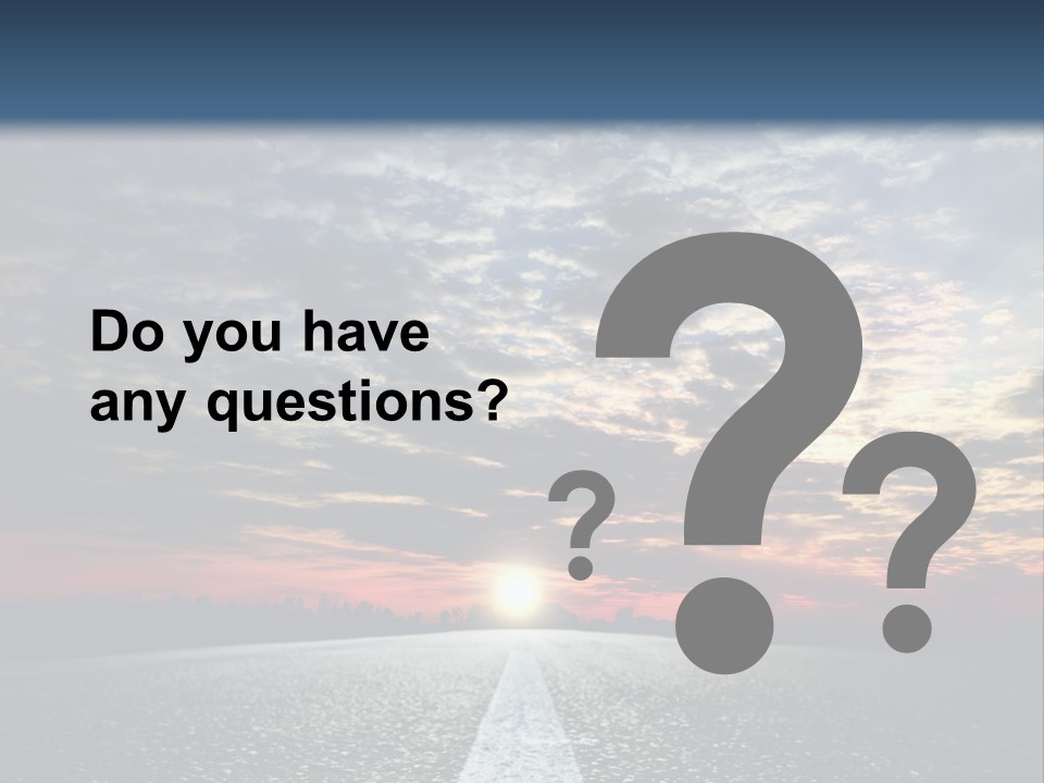 Turn Blur Sky PowerPoint Template