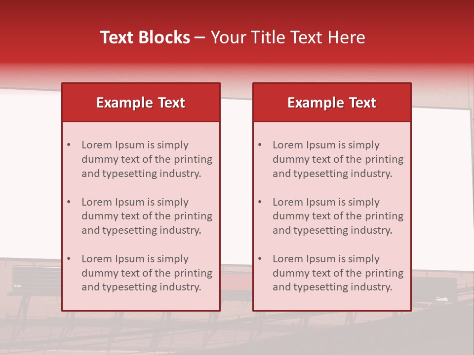 Commercial Text Large PowerPoint Template