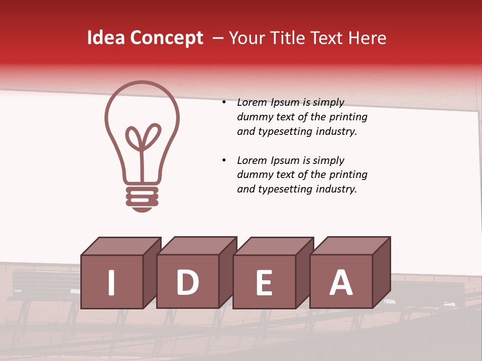 Commercial Text Large PowerPoint Template