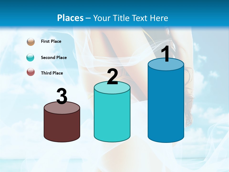 Paradise Happy Blue PowerPoint Template