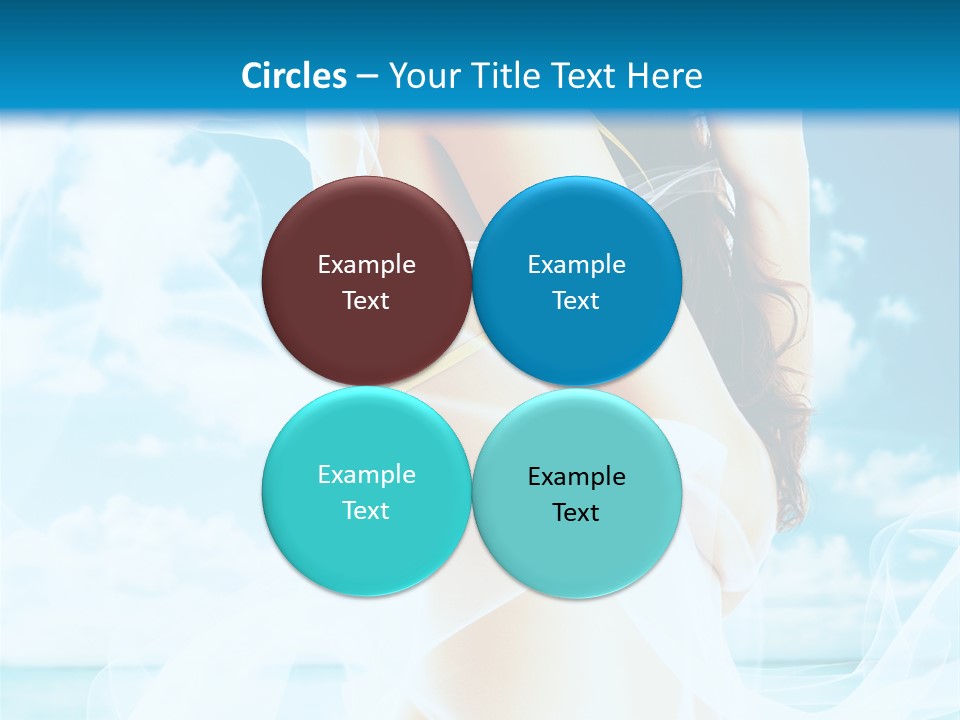 Paradise Happy Blue PowerPoint Template