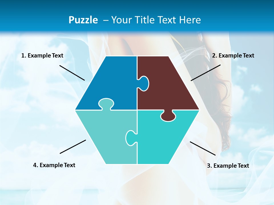 Paradise Happy Blue PowerPoint Template