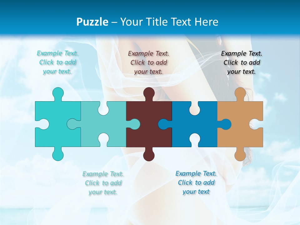 Paradise Happy Blue PowerPoint Template