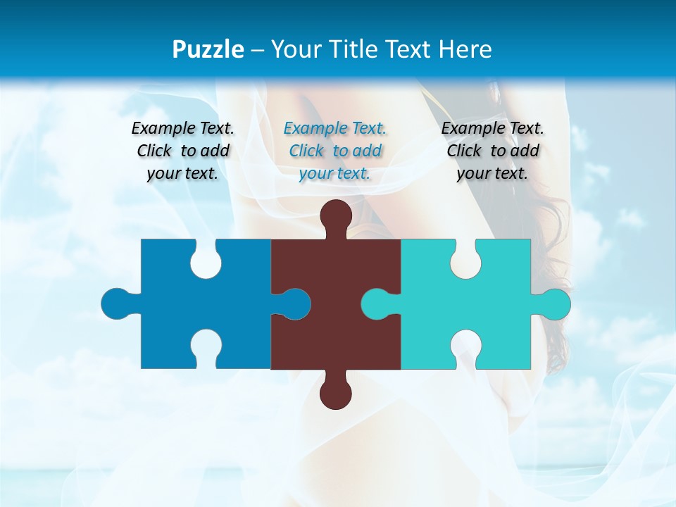 Paradise Happy Blue PowerPoint Template