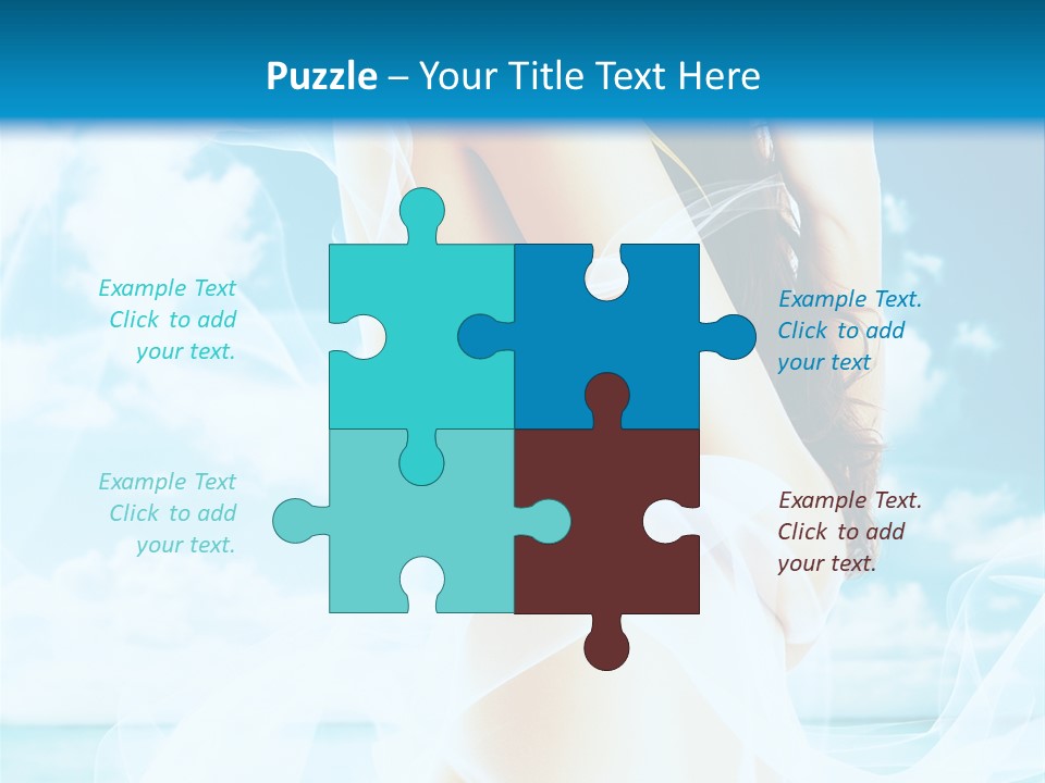 Paradise Happy Blue PowerPoint Template