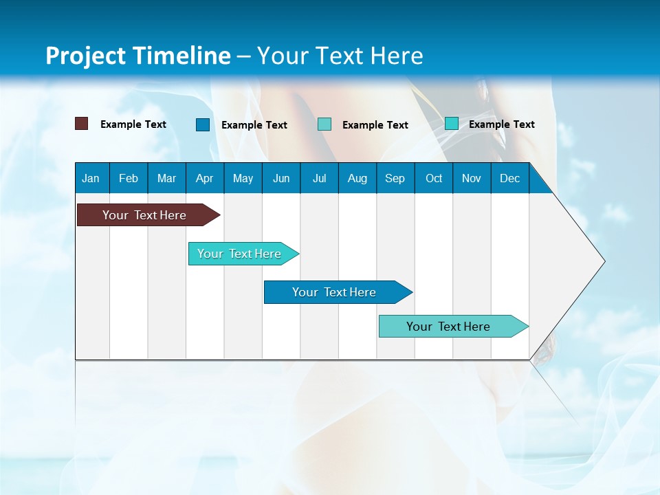 Paradise Happy Blue PowerPoint Template