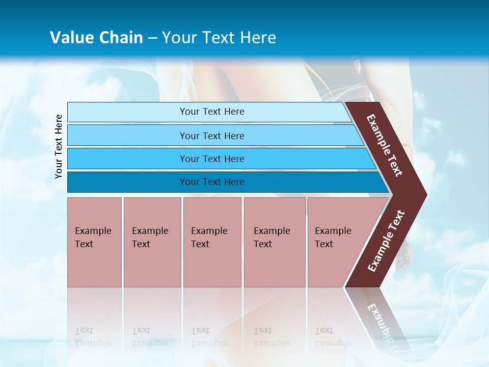 Paradise Happy Blue PowerPoint Template