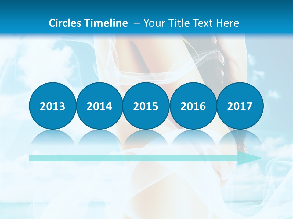 Paradise Happy Blue PowerPoint Template