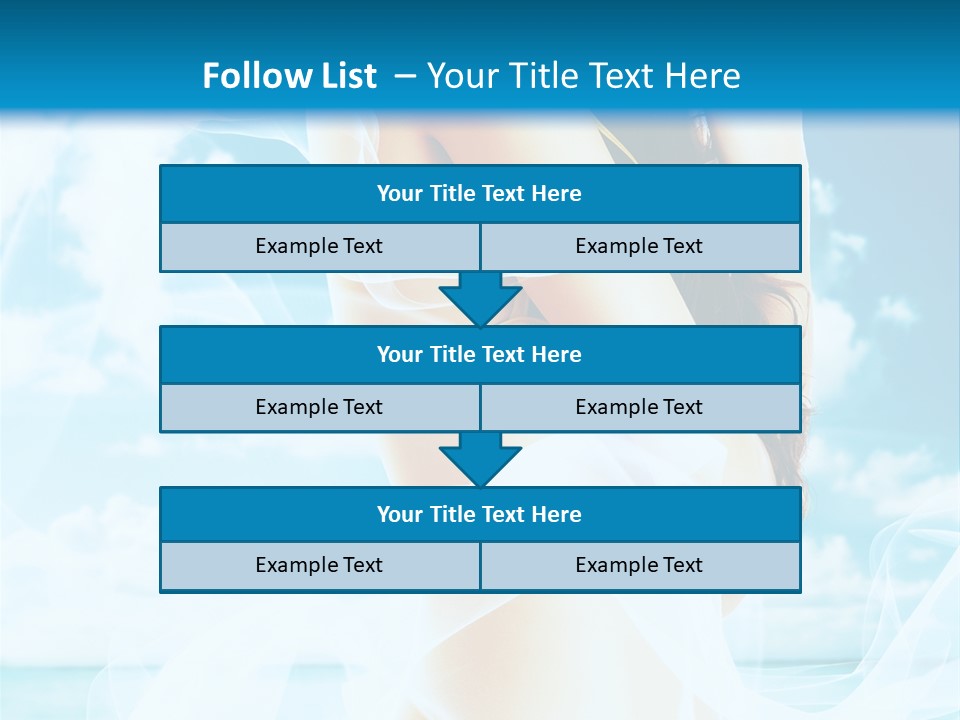 Paradise Happy Blue PowerPoint Template