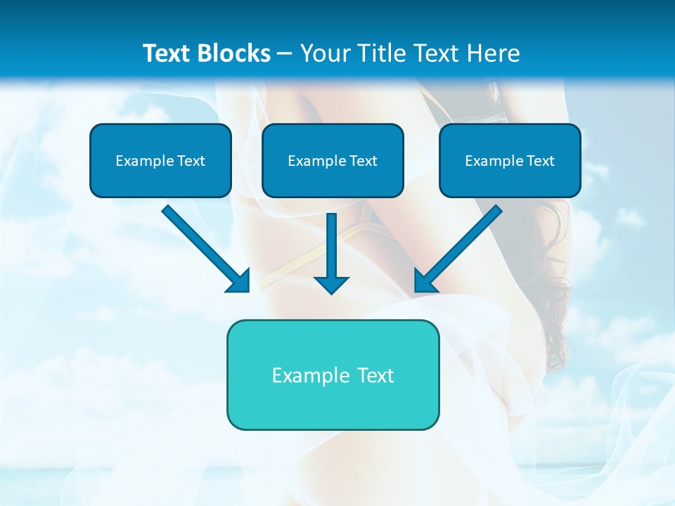 Paradise Happy Blue PowerPoint Template