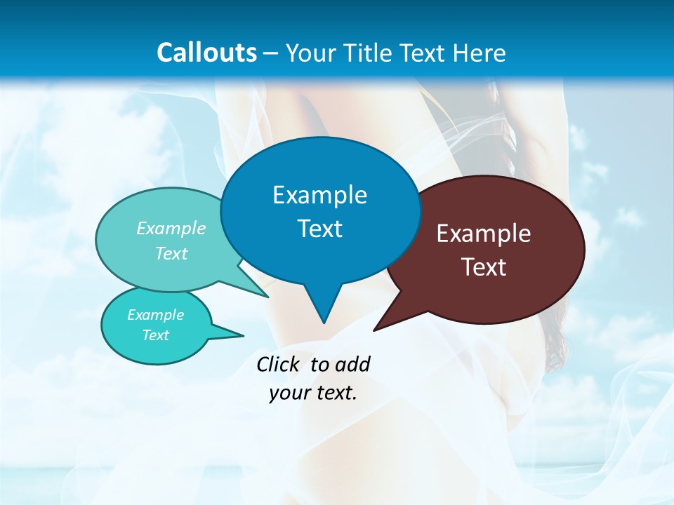 Paradise Happy Blue PowerPoint Template