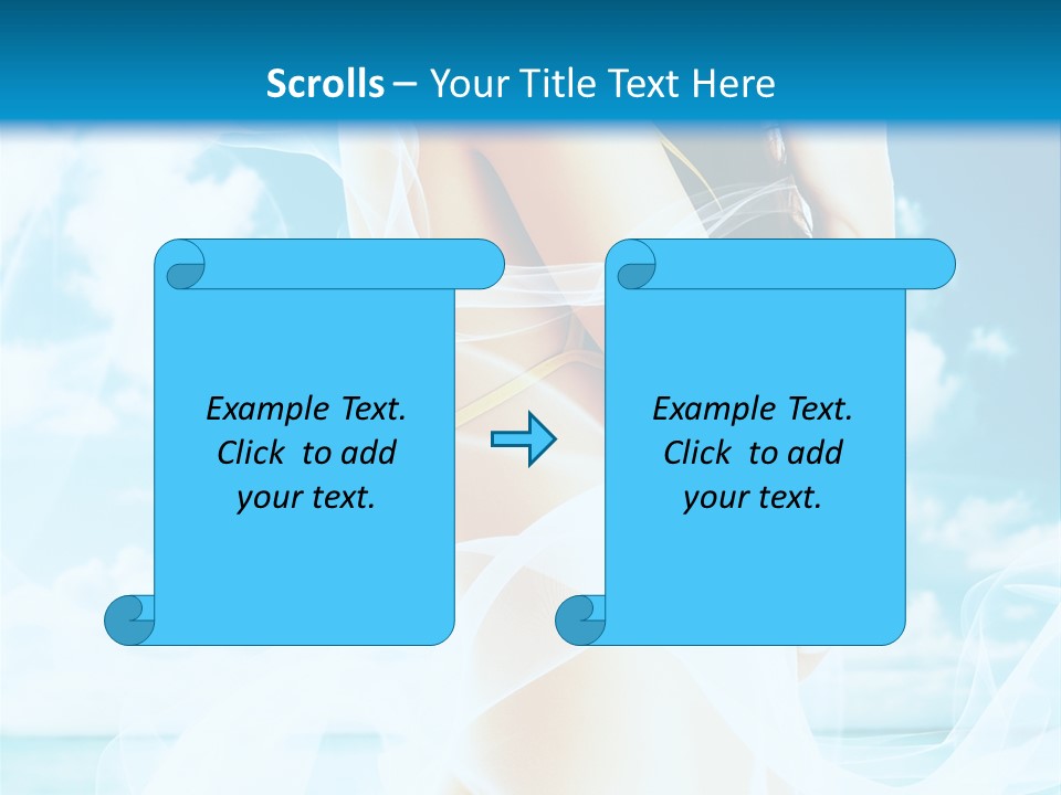 Paradise Happy Blue PowerPoint Template