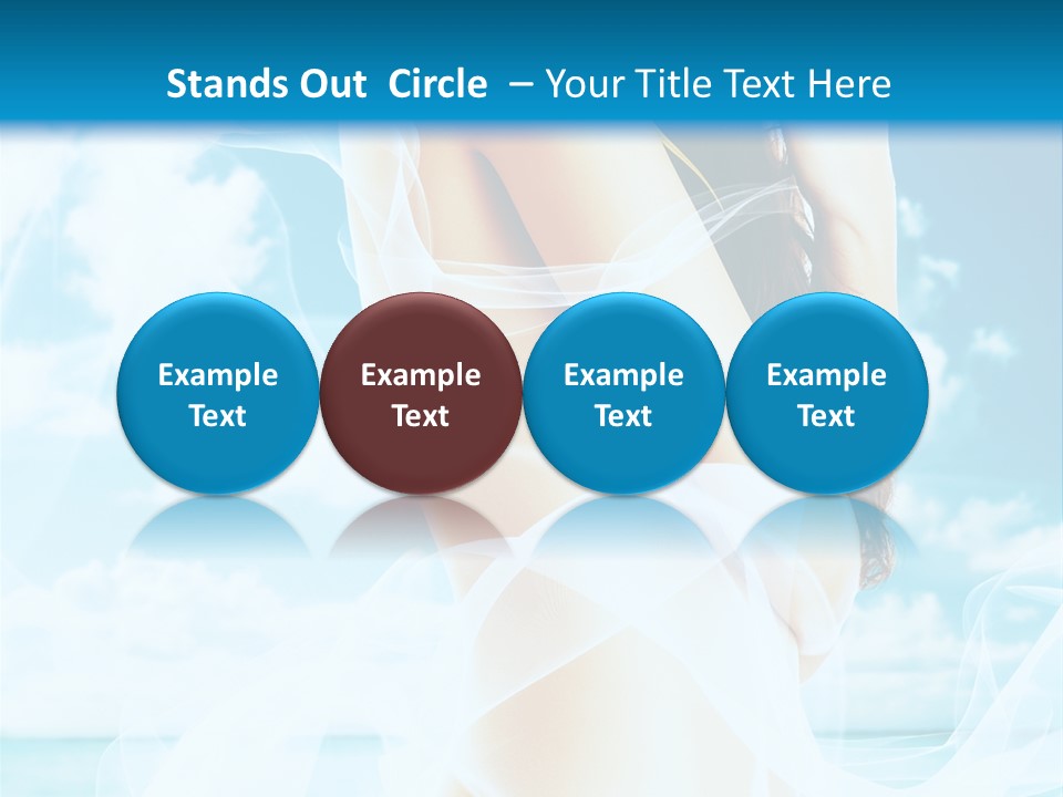 Paradise Happy Blue PowerPoint Template