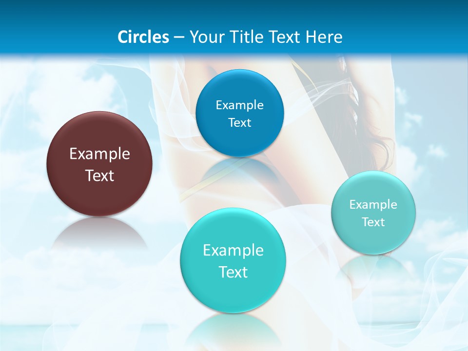 Paradise Happy Blue PowerPoint Template