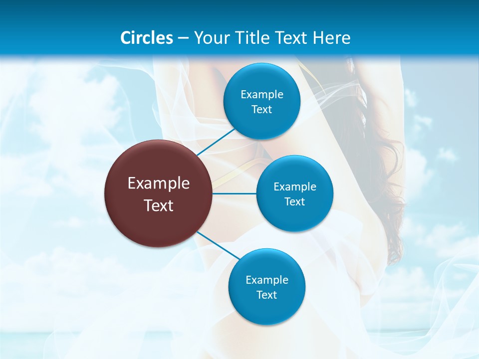 Paradise Happy Blue PowerPoint Template