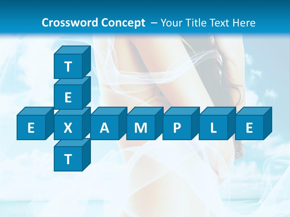 Paradise Happy Blue PowerPoint Template