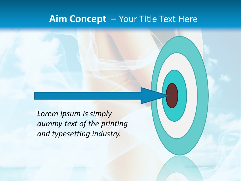 Paradise Happy Blue PowerPoint Template