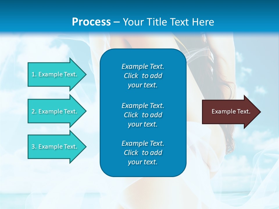 Paradise Happy Blue PowerPoint Template
