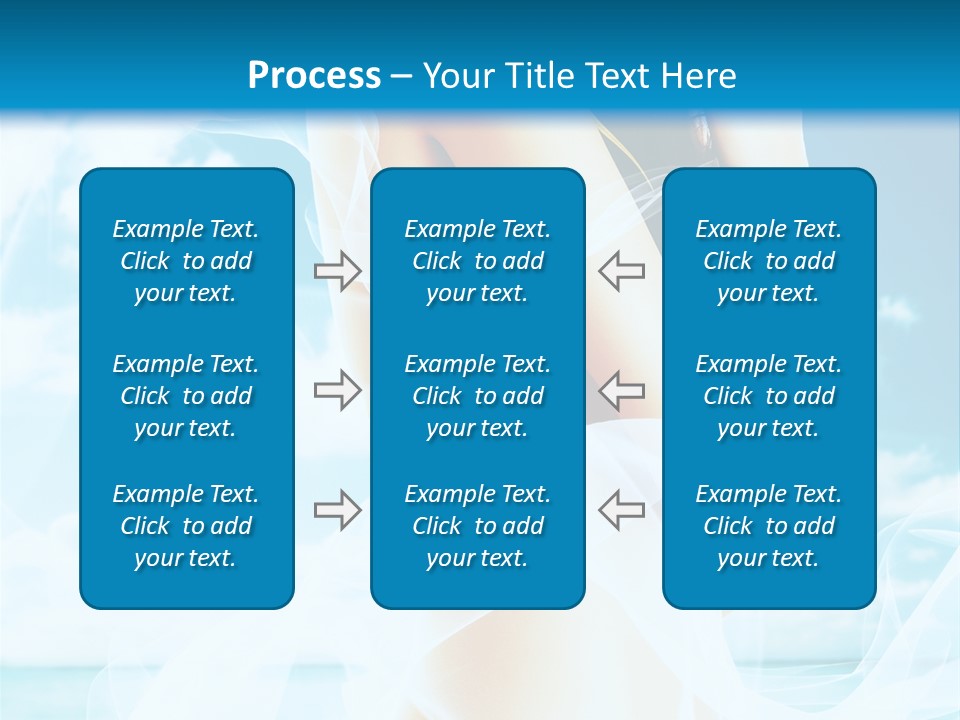 Paradise Happy Blue PowerPoint Template