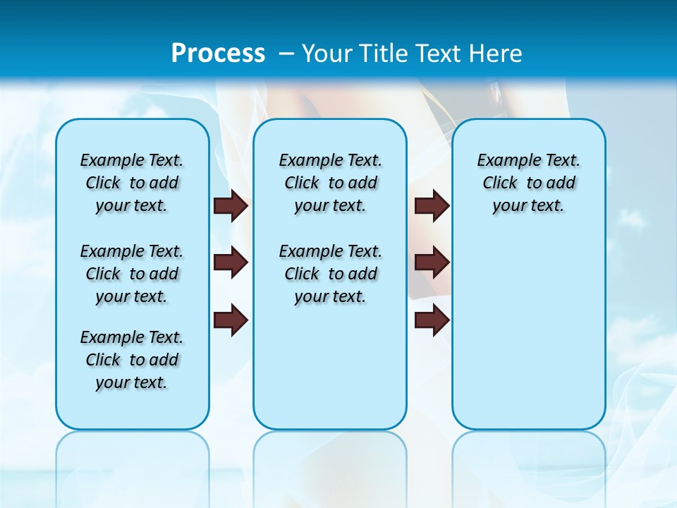 Paradise Happy Blue PowerPoint Template