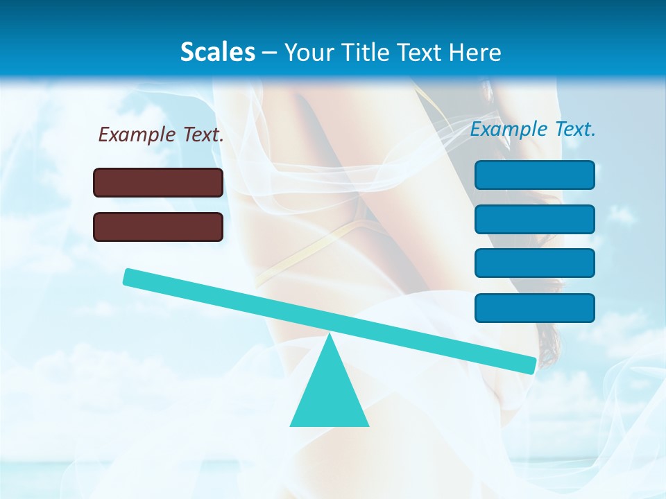 Paradise Happy Blue PowerPoint Template