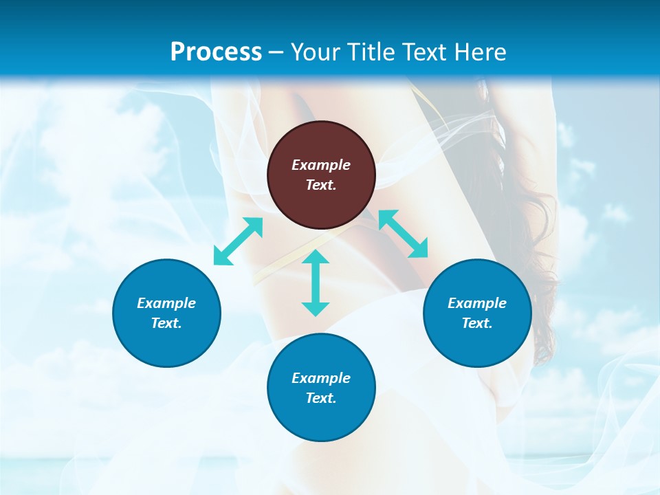 Paradise Happy Blue PowerPoint Template