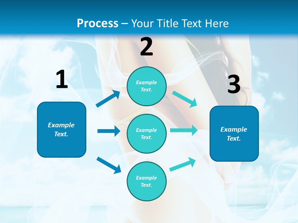 Paradise Happy Blue PowerPoint Template