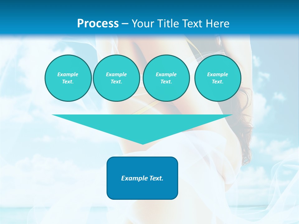 Paradise Happy Blue PowerPoint Template