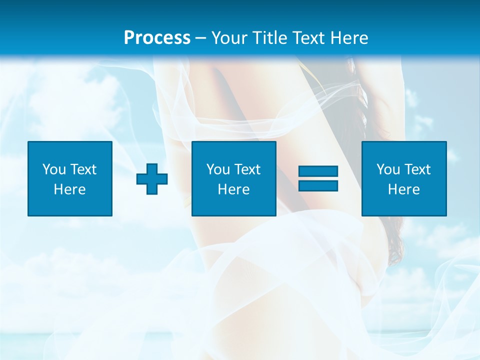 Paradise Happy Blue PowerPoint Template