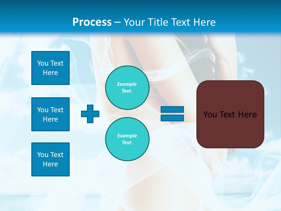 Paradise Happy Blue PowerPoint Template