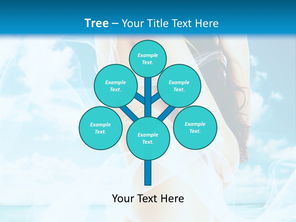 Paradise Happy Blue PowerPoint Template
