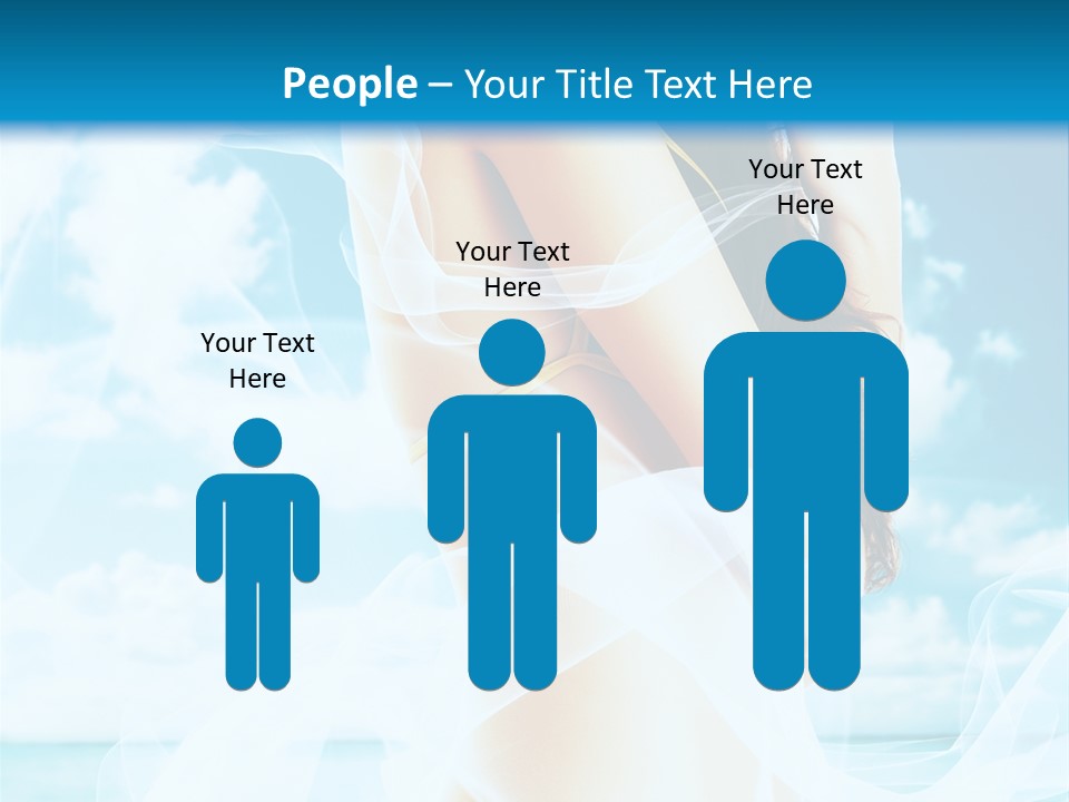 Paradise Happy Blue PowerPoint Template