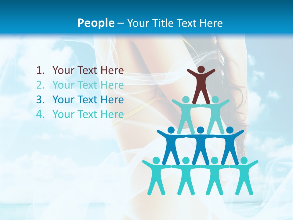 Paradise Happy Blue PowerPoint Template