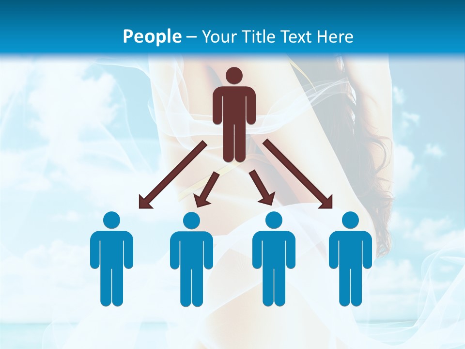 Paradise Happy Blue PowerPoint Template