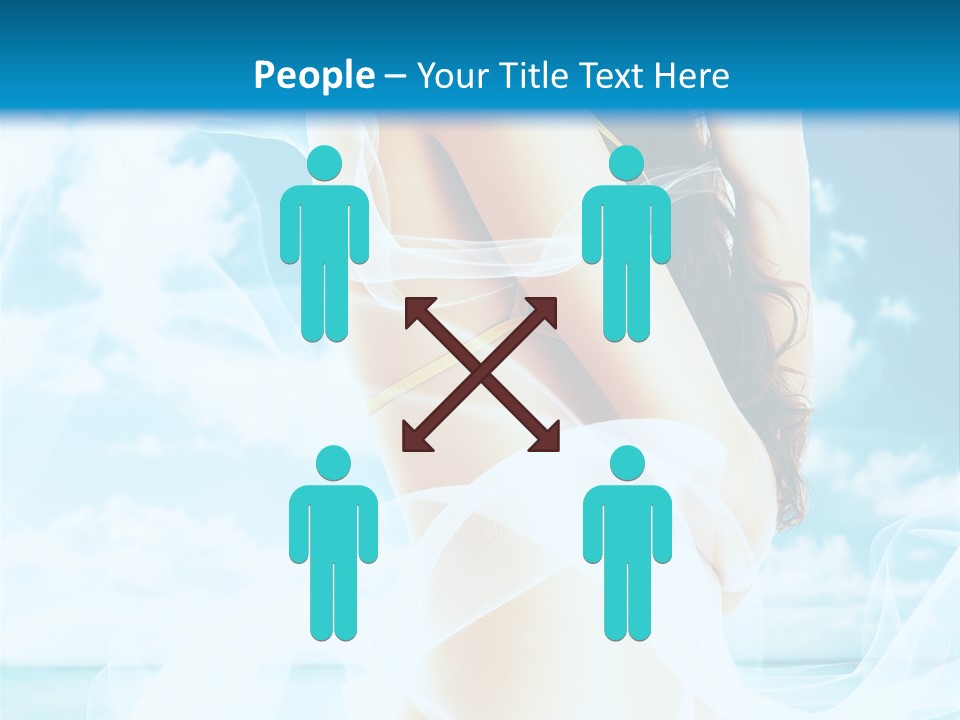 Paradise Happy Blue PowerPoint Template