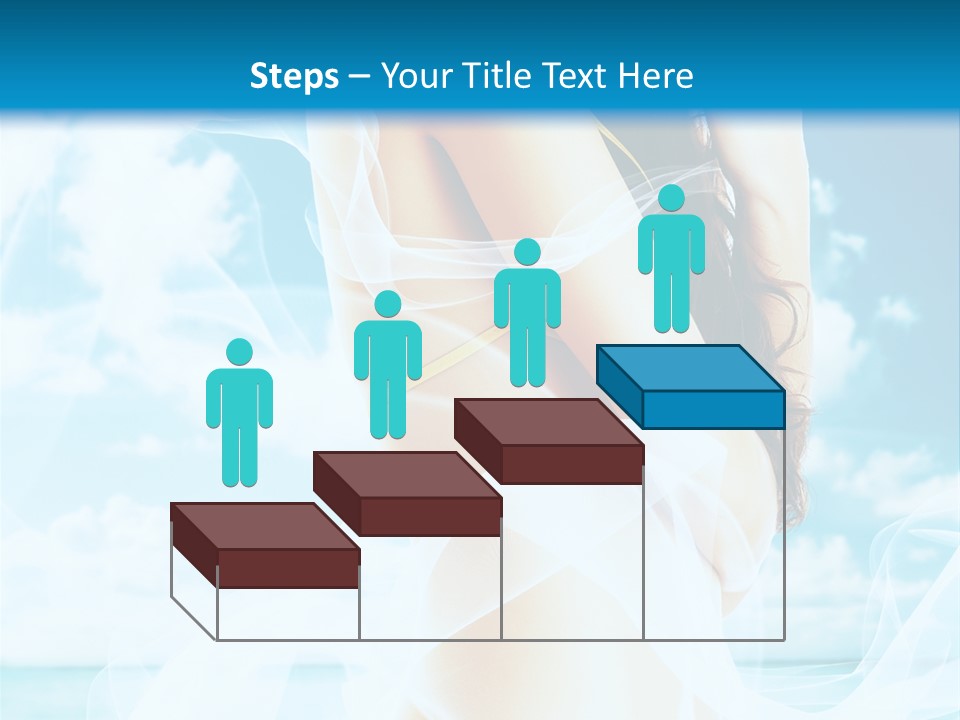 Paradise Happy Blue PowerPoint Template