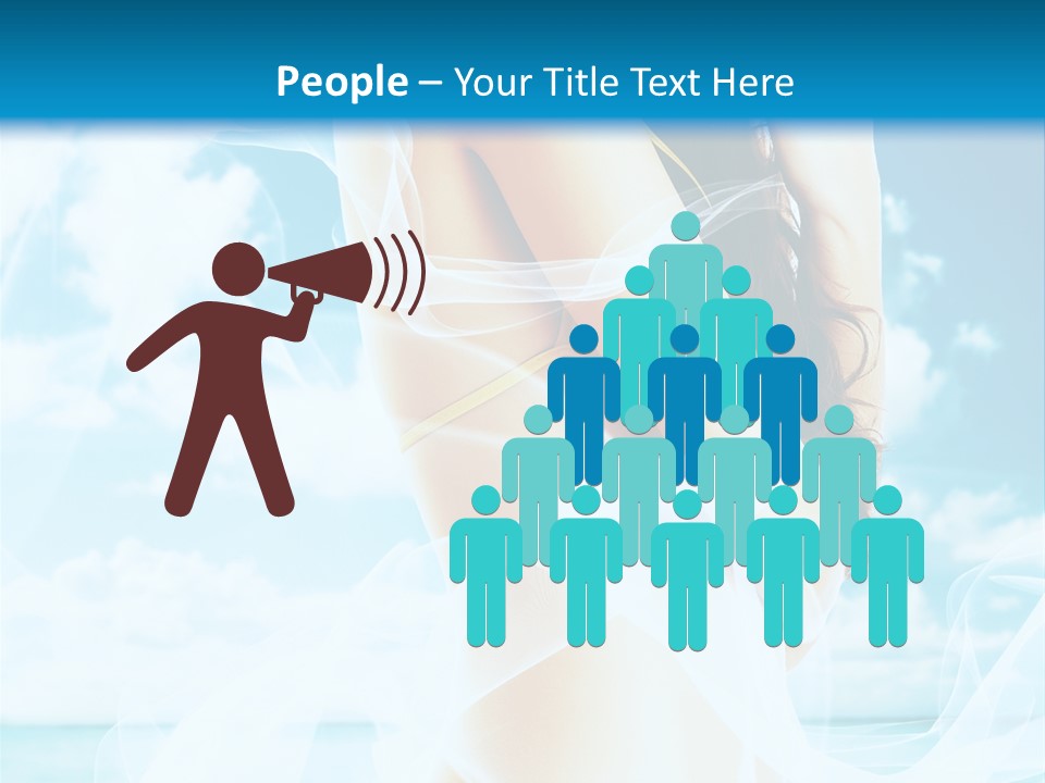 Paradise Happy Blue PowerPoint Template