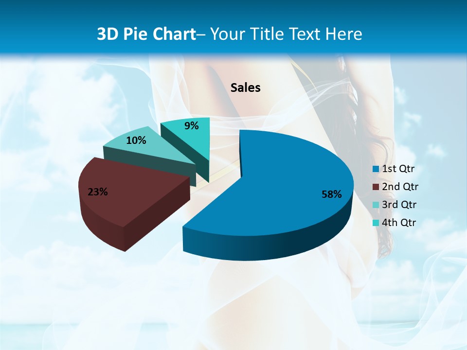 Paradise Happy Blue PowerPoint Template